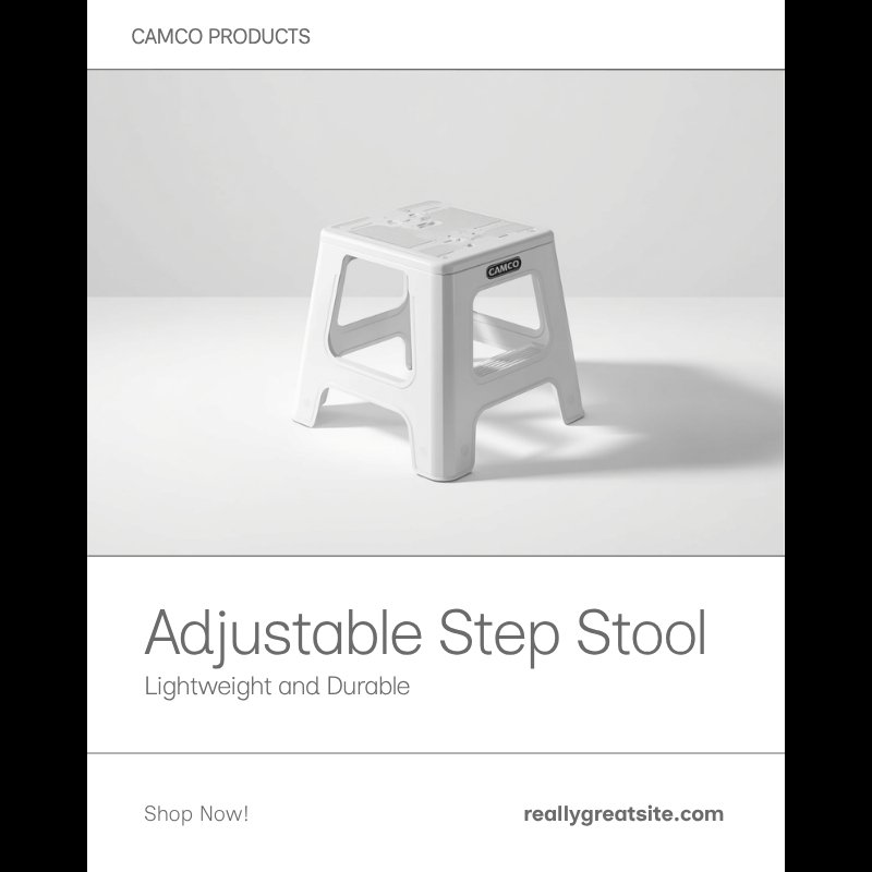 Camco Adjustable RV Step Stool