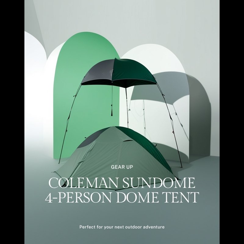 Coleman Sundome 4-Person Camping Tent