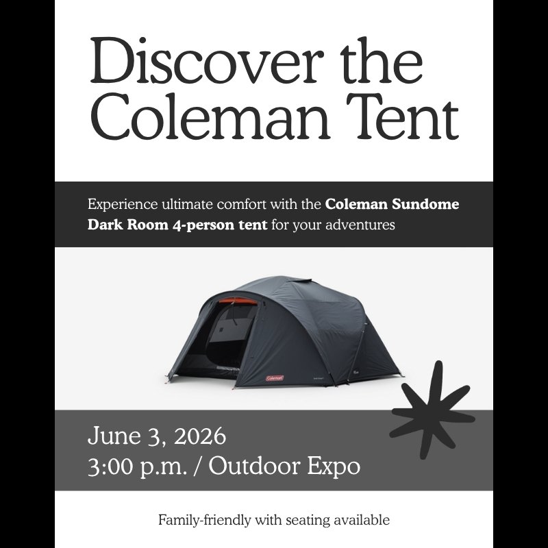 Coleman Sundome Dark Room 4-Person Tent