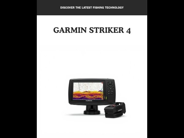Garmin Striker 4 with Transducer