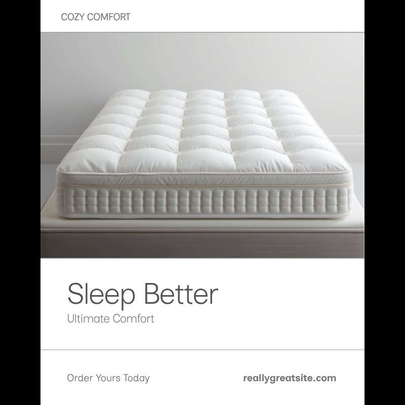 Niagara Sleep Solution RV Queen Mattress Topper